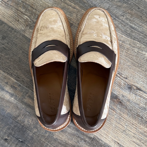 Taft Men\'s US 8.5 Fitz Velvet Handcrafted Penny Slip-on Loafers EU41.5 Champagne main image 7